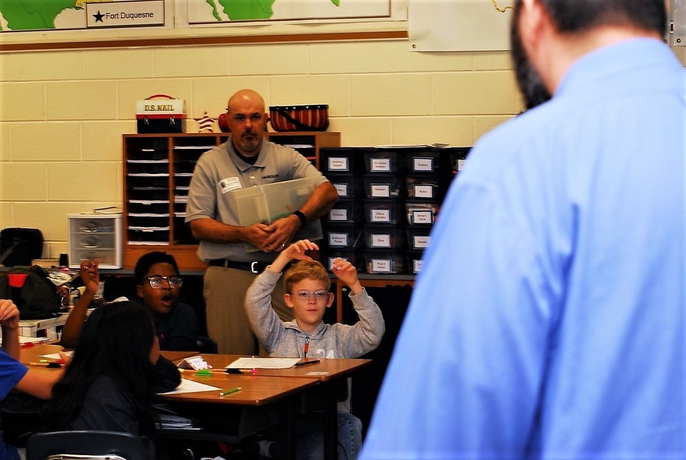 Museum Educators visit Salem Middle School