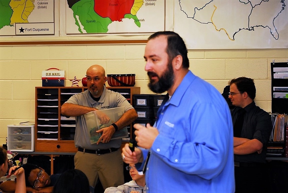 Museum Educators visit Salem Middle School