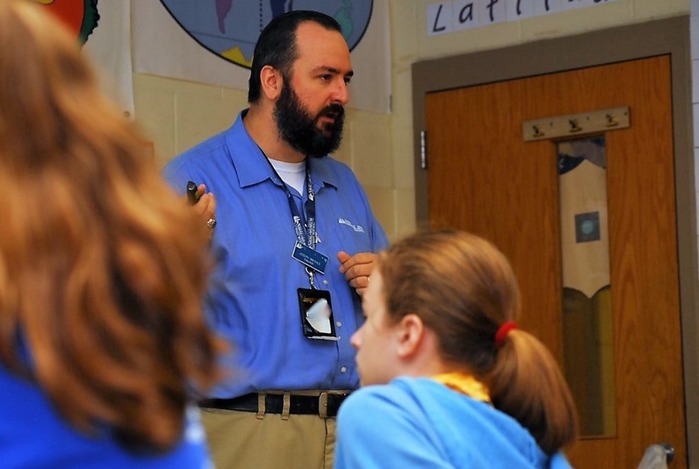 Museum Educators visit Salem Middle School