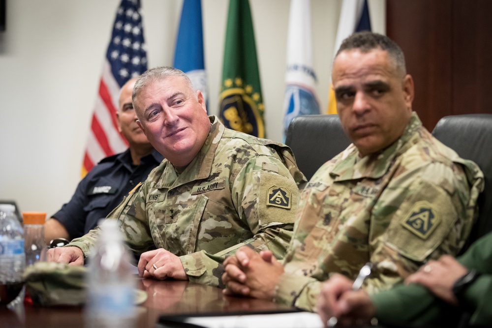 Maj. Gen. John King addresses North Task Force-51