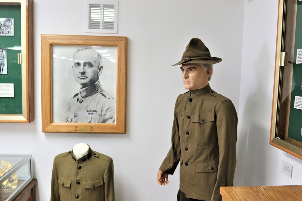 Artifacts at the Fort McCoy History Center