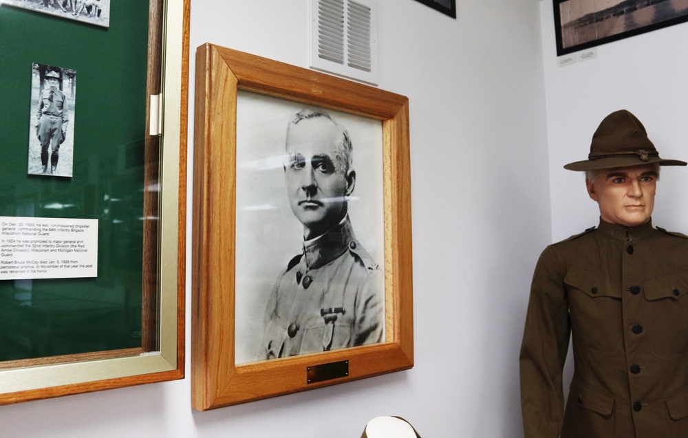 Artifacts at the Fort McCoy History Center