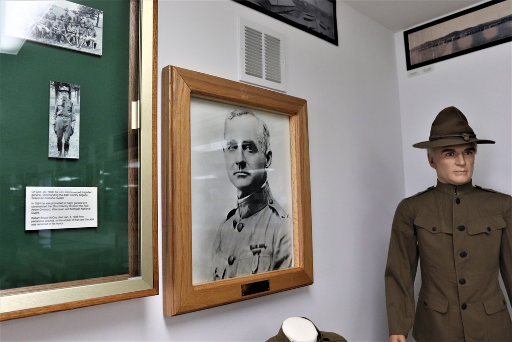 Artifacts at the Fort McCoy History Center