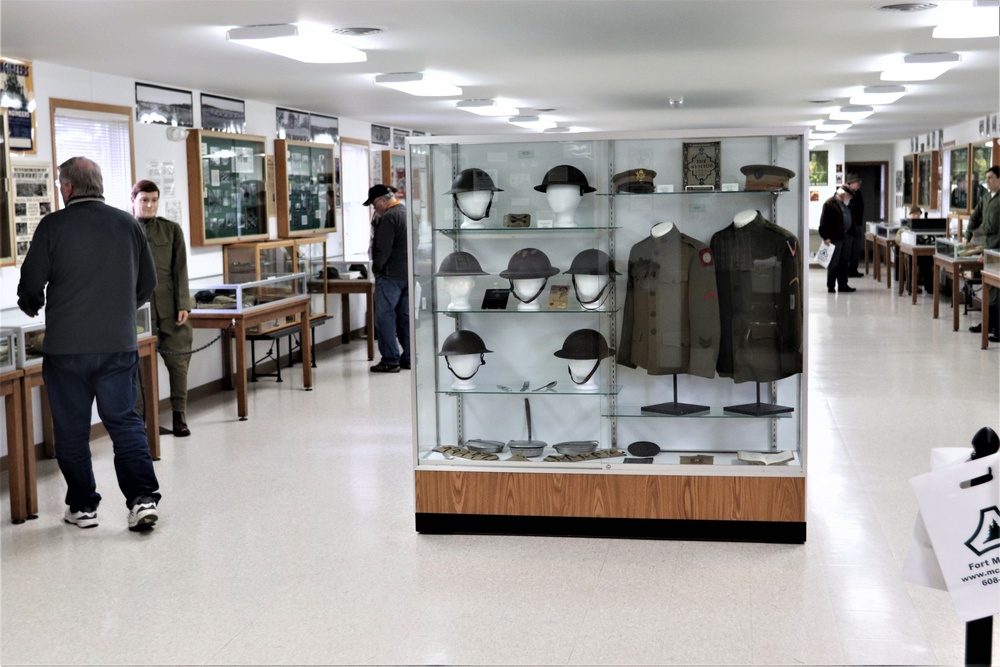 Artifacts at the Fort McCoy History Center