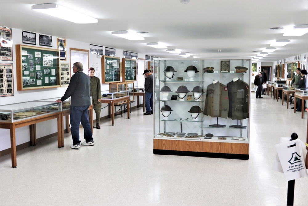 Artifacts at the Fort McCoy History Center