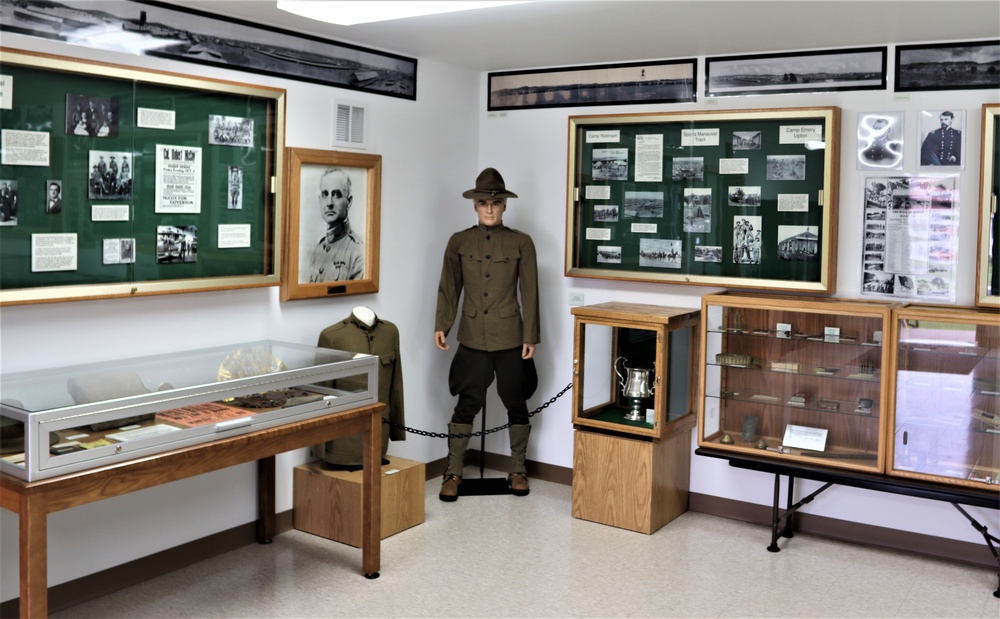 Artifacts at the Fort McCoy History Center