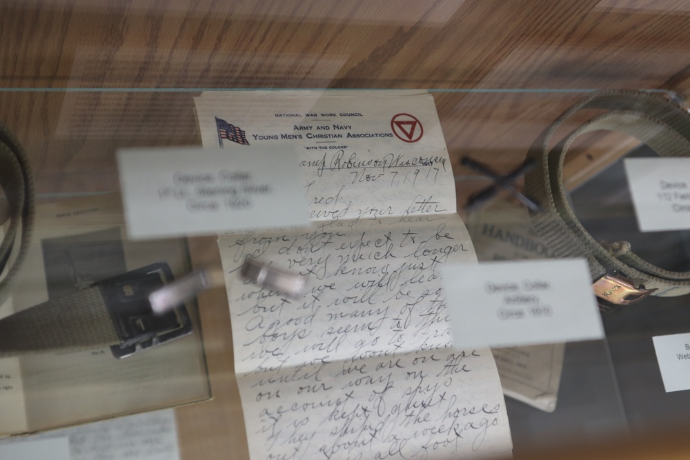 Artifacts at the Fort McCoy History Center