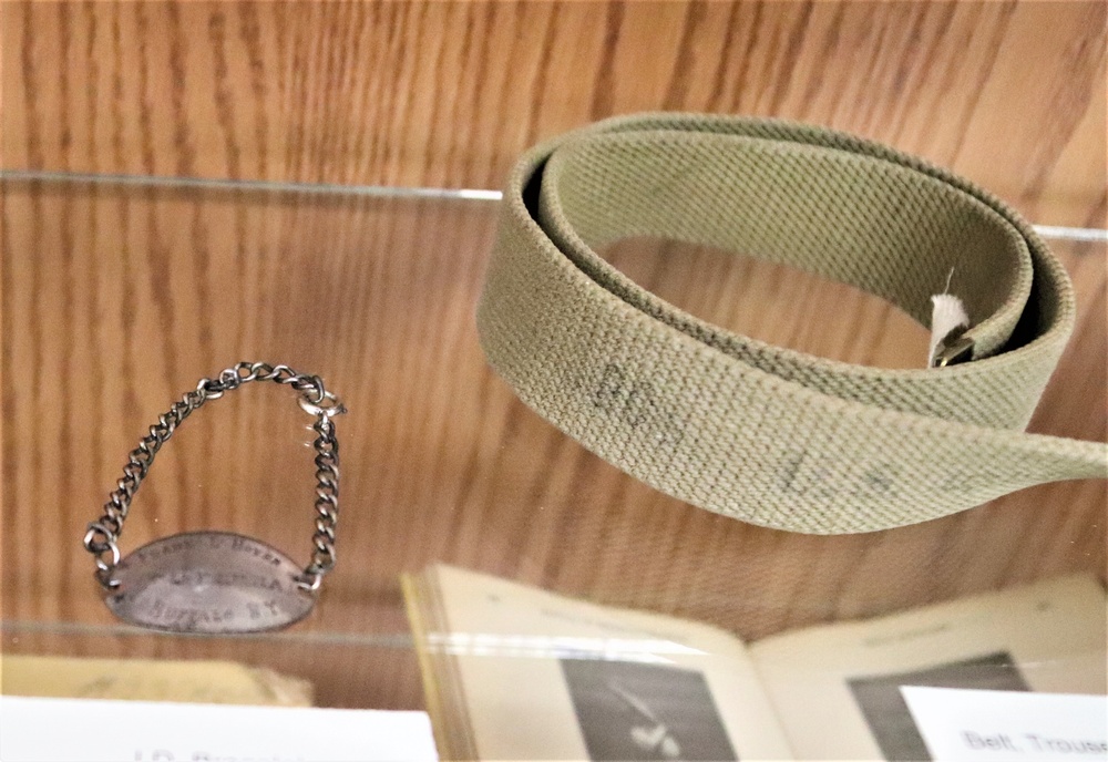 Artifacts at the Fort McCoy History Center