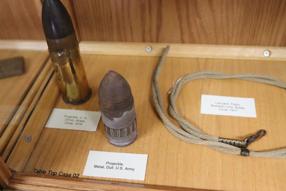 Artifacts at the Fort McCoy History Center