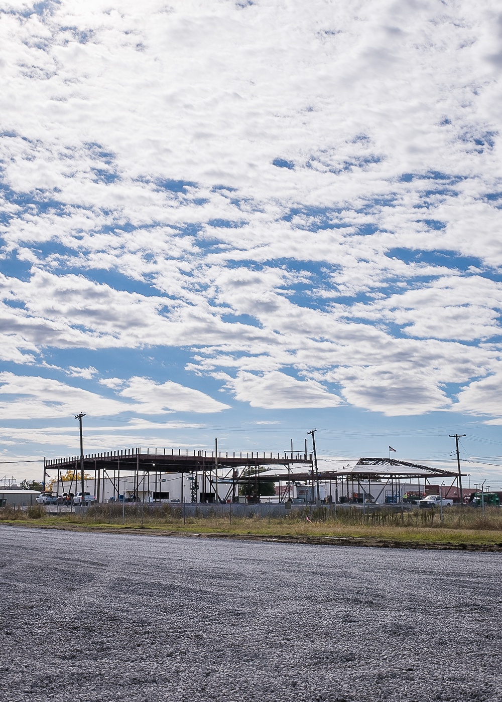 Tulsa Mayor G.T. Bynum visits Mission Training Center construction site at the 138th Fighter Wing