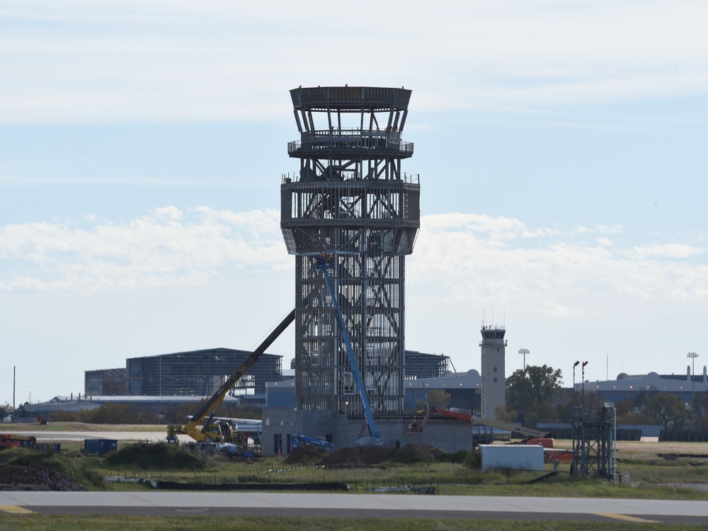 Tower construction and KC-46 maintenance campus update photos