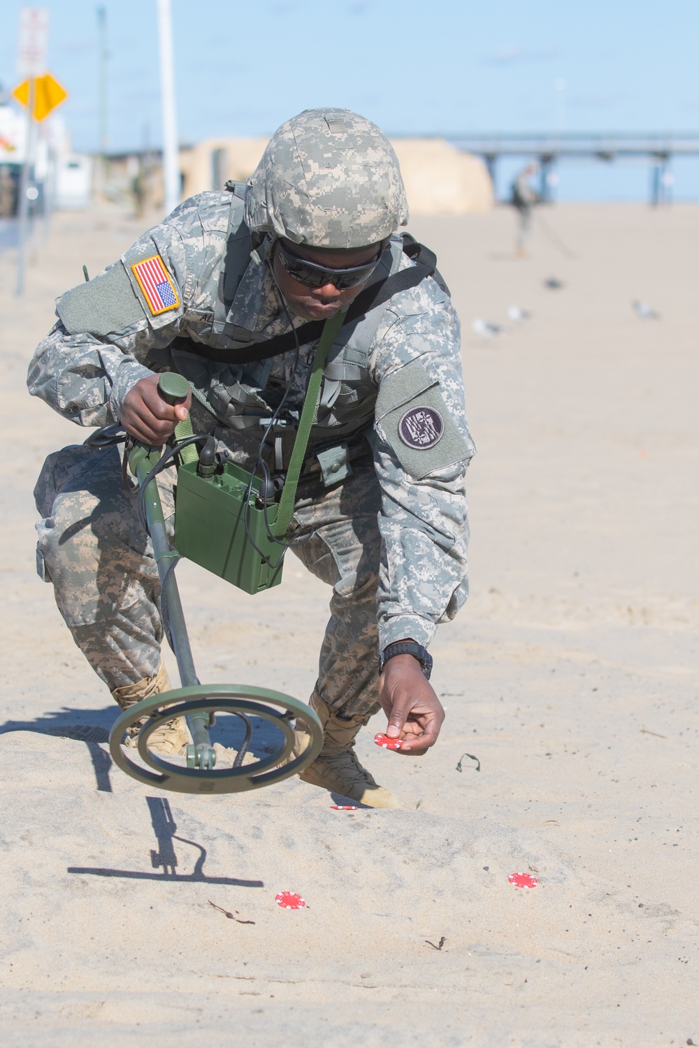 Engineers take charge in finding mines in exercise