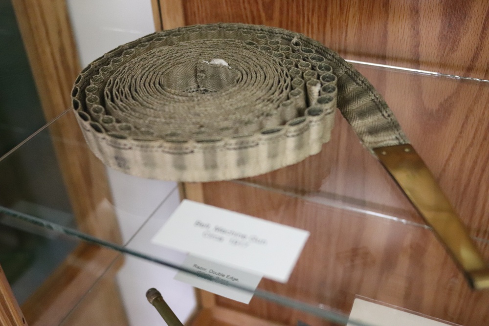 Artifacts at the Fort McCoy History Center