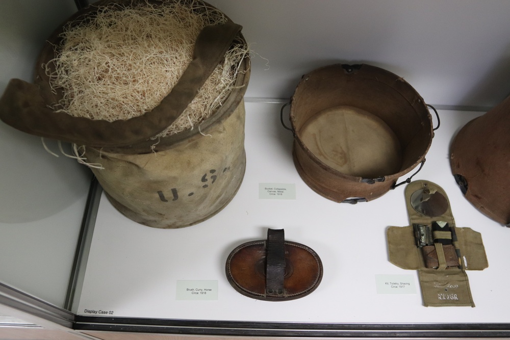 Artifacts at the Fort McCoy History Center