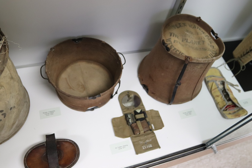 Artifacts at the Fort McCoy History Center