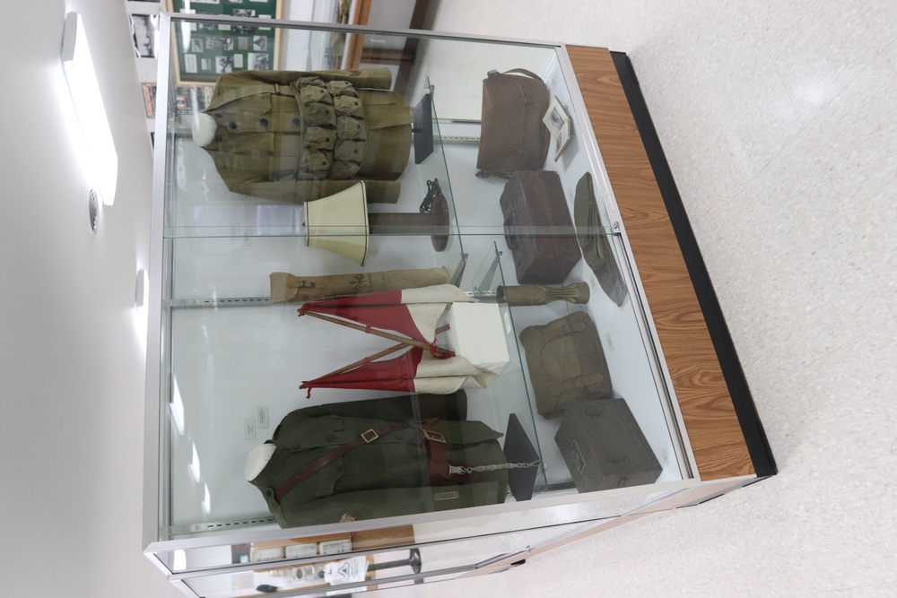 Artifacts at the Fort McCoy History Center