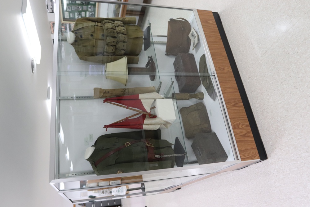 Artifacts at the Fort McCoy History Center