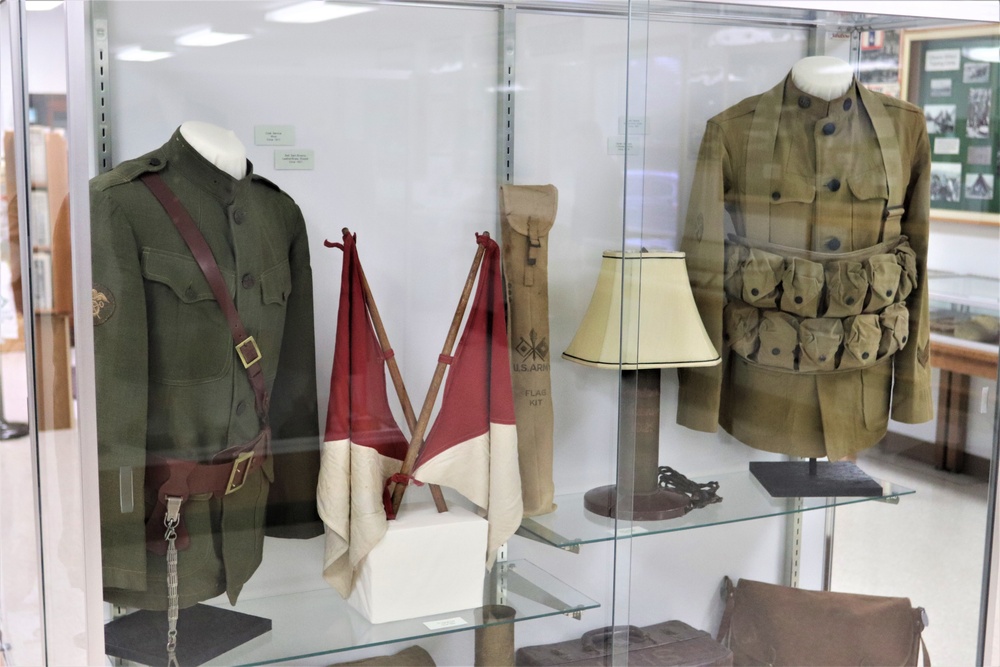 Artifacts at the Fort McCoy History Center