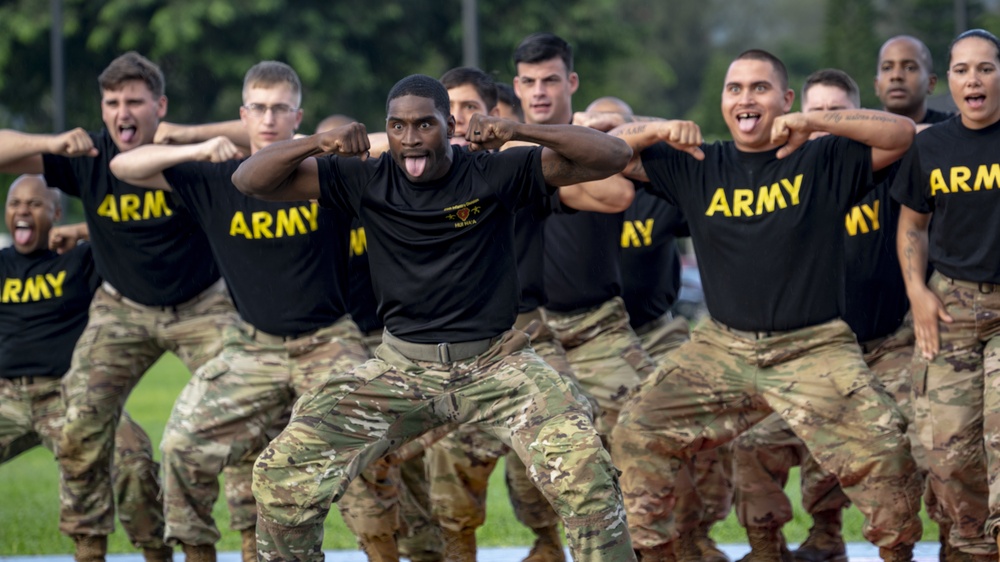 25th Infantry Division Haka Team at 2018 Pacific Regional Trials