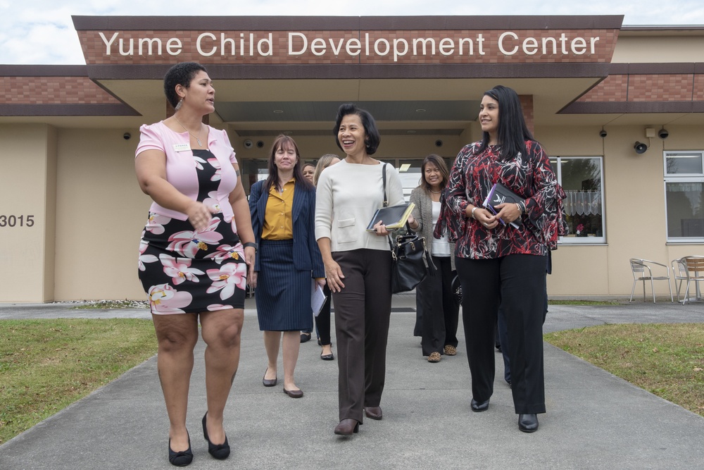 COMPACAF Spouse tours Yokota