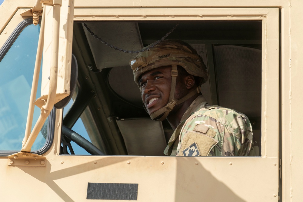 Soldiers in Donna receive vehicles and equipment