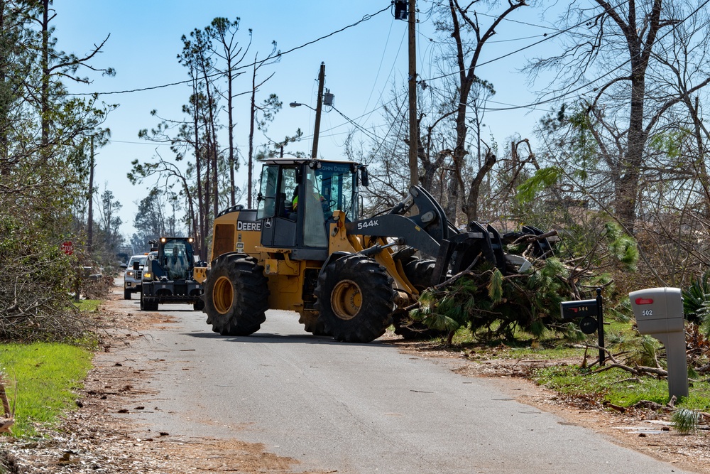 Crews Working To Remove Debris After Hurricane Michael