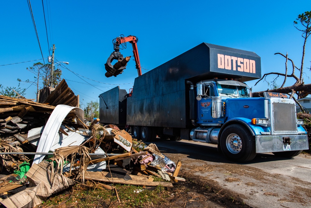 Crews Working To Remove Debris After Hurricane Michael