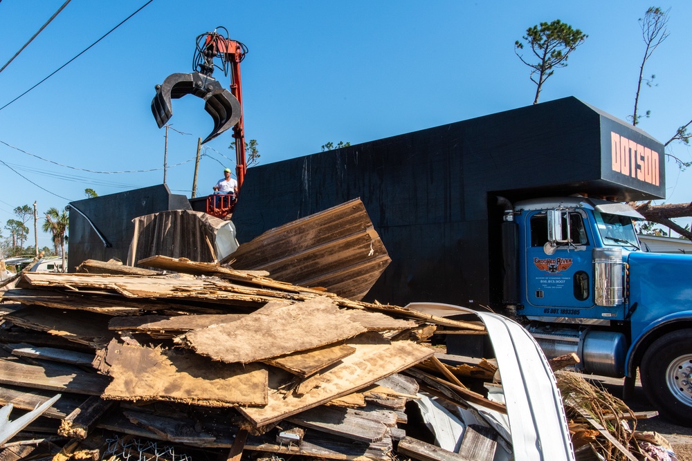 Crews Working To Remove Debris After Hurricane Michael
