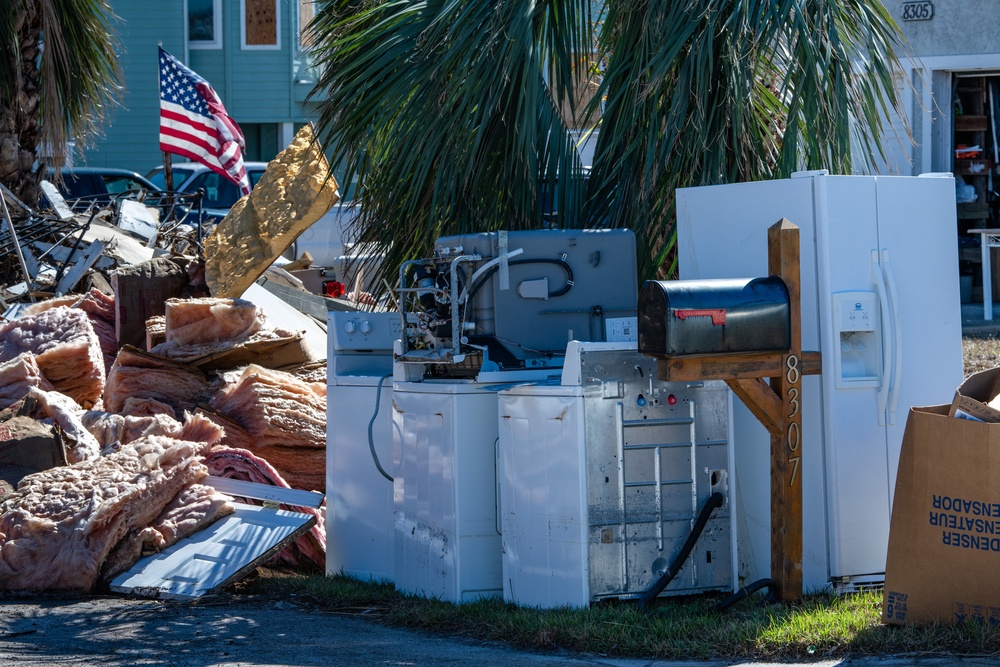 Crews Working To Remove Debris After Hurricane Michael