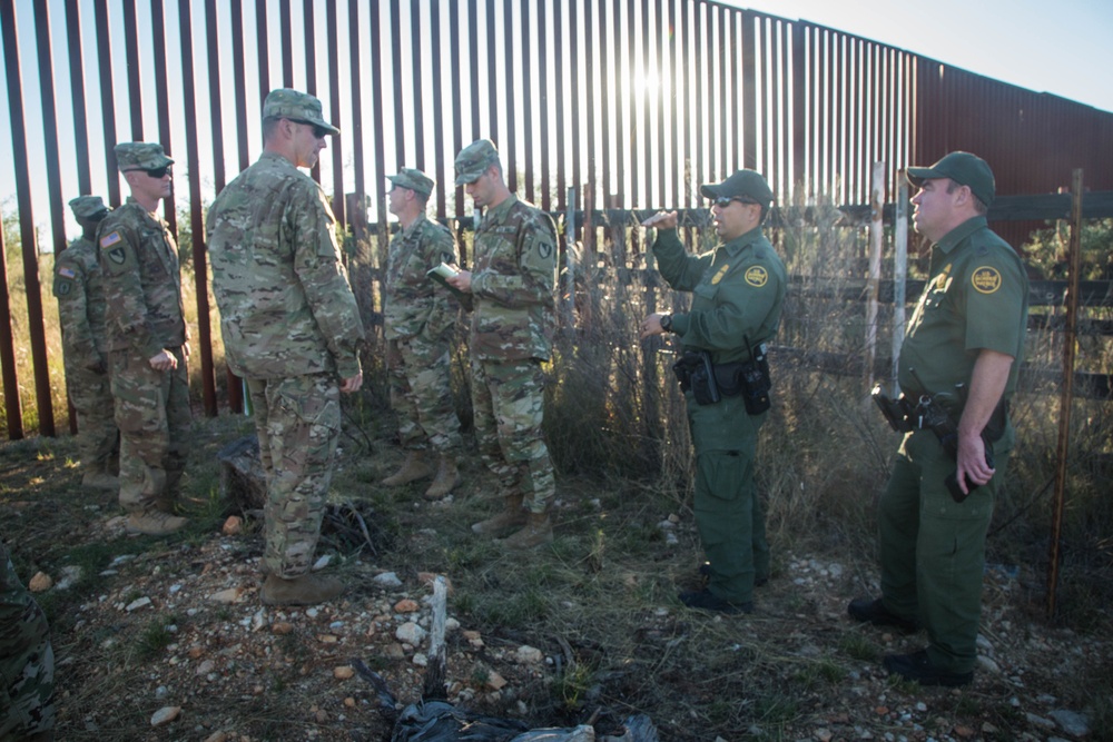 36th Engineer Brigade Recon Lukeville and Sasabe Entry Points