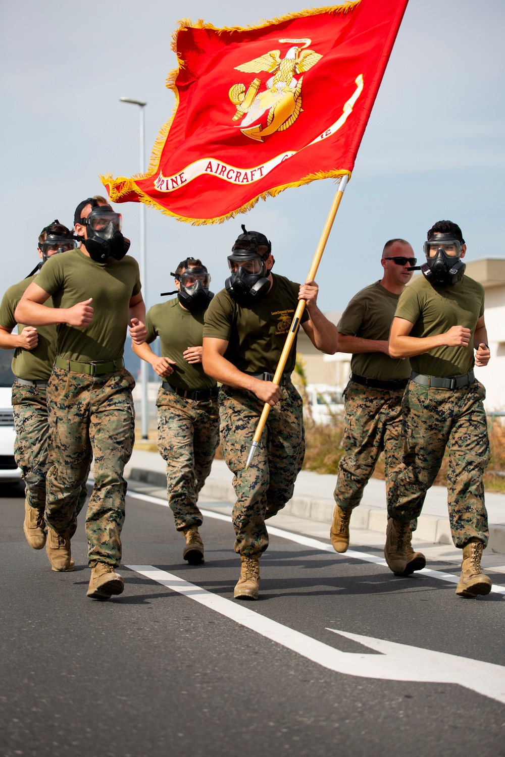 MAG 12 Marines Run 243 mile relay