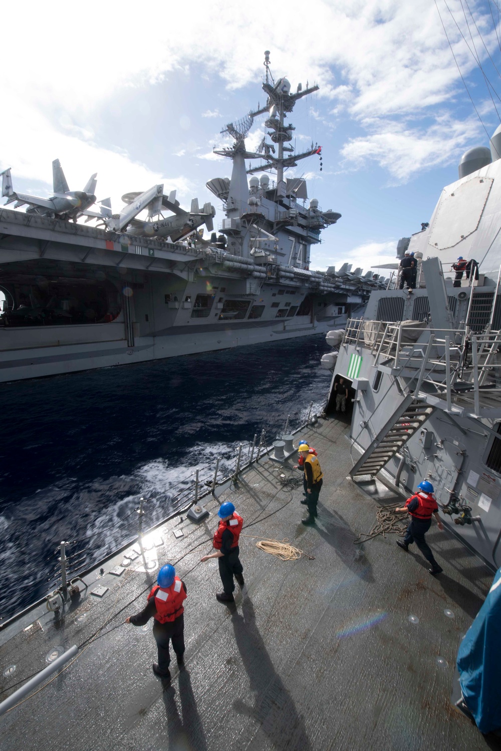 Spruance conducts routine operations in the U.S. 3rd Fleet area of operations.