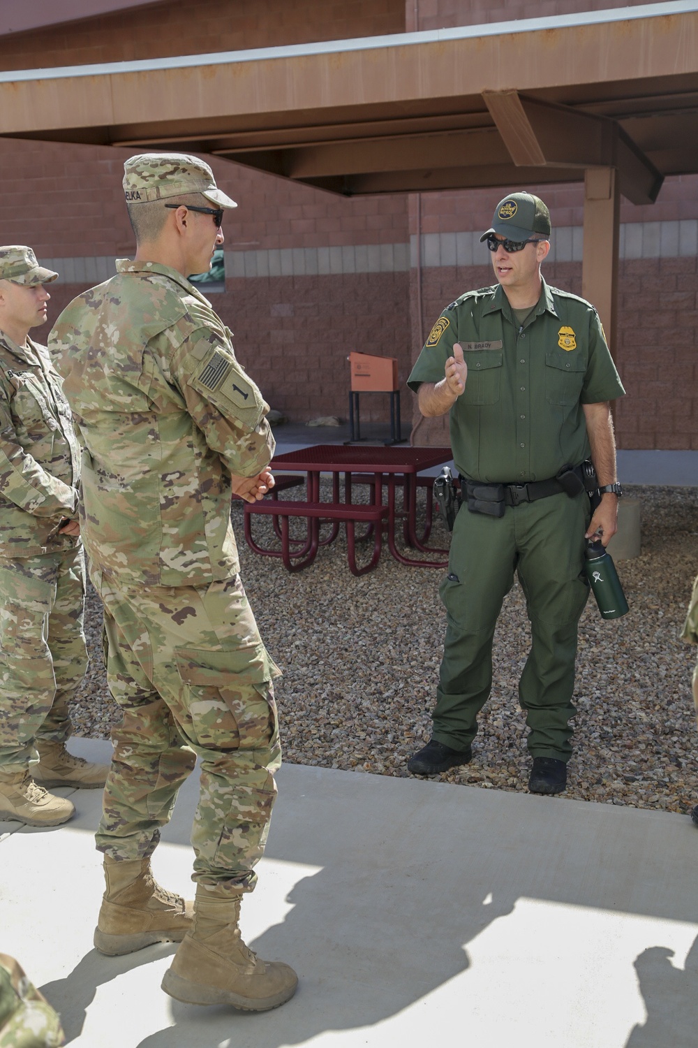 Engineers and MPs recon Bisbee with Border Patrol