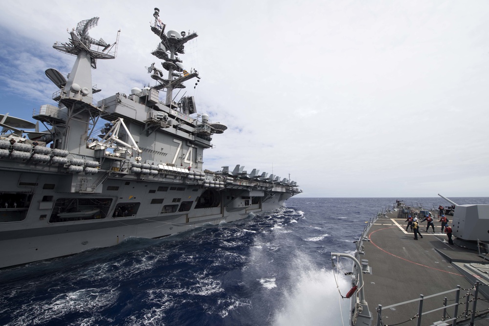 Spruance conducts routine operations in the U.S. 3rd Fleet area of operations.