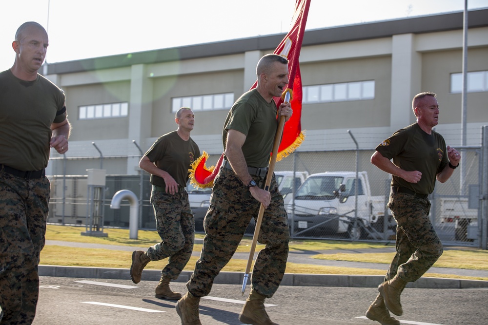 MAG 12 Marines Run 243 mile relay