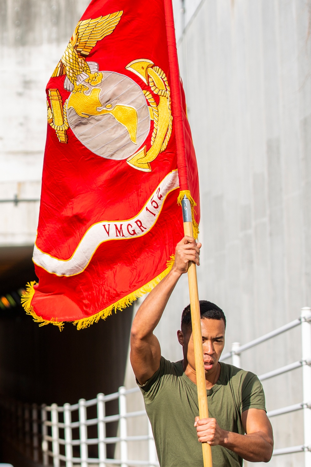 MAG 12 Marines Run 243 mile relay