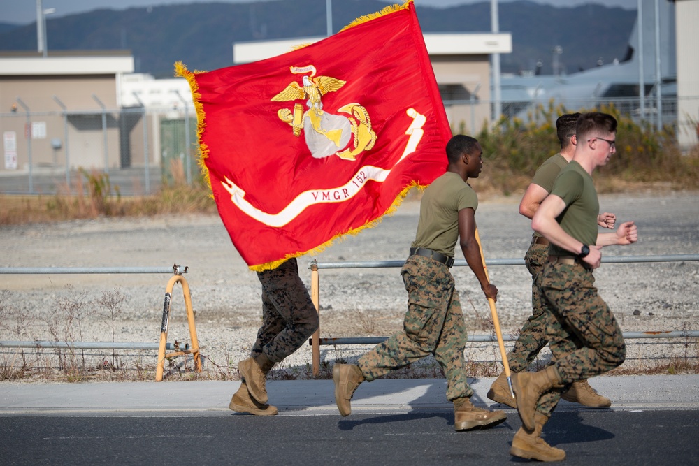 MAG 12 Marines Run 243 mile relay