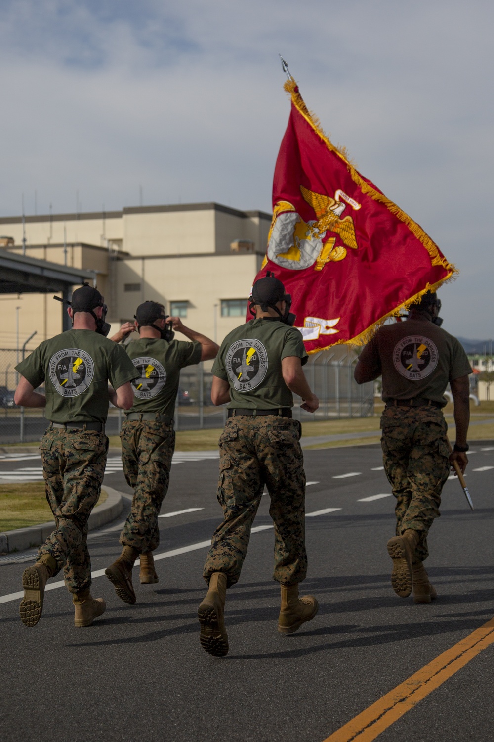 MAG 12 Marines Run 243 mile relay