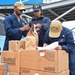 Blue Ridge supply department sorts through stores on the pier