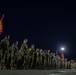 US Marines conduct squadron physical training