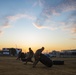 US Marines conduct squadron physical training