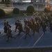 US Marines conduct squadron physical training