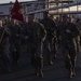 US Marines conduct squadron physical training