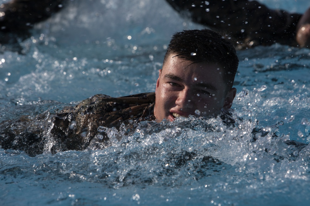 Headquarters and Support Battalion Basic and Intermediate Swim Qualification