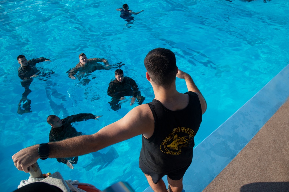 Headquarters and Support Battalion Basic and Intermediate Marine Corps Water Survival Training