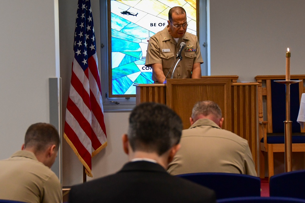 NMCP Chaplain’s Host a Peace and Unity Prayer Service