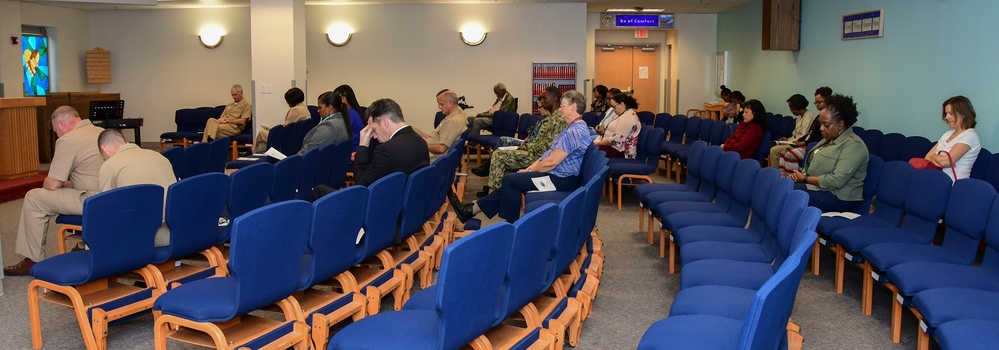 NMCP Chaplain’s Host a Peace and Unity Prayer Service