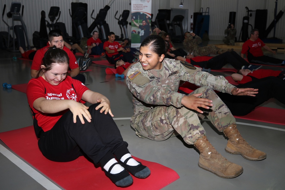 Soldiers support Special Olympics of Romania