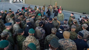 Trident Juncture 18 - Radio package of Echo Battery, 2nd Battalion, 10th Marines, 2D Marine Division artillery set up