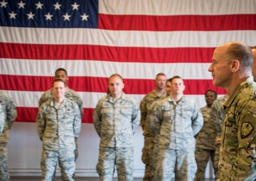 USTRANSCOM commander thanks air mobility forces for successfully executing their global missions in the midst of a pandemic